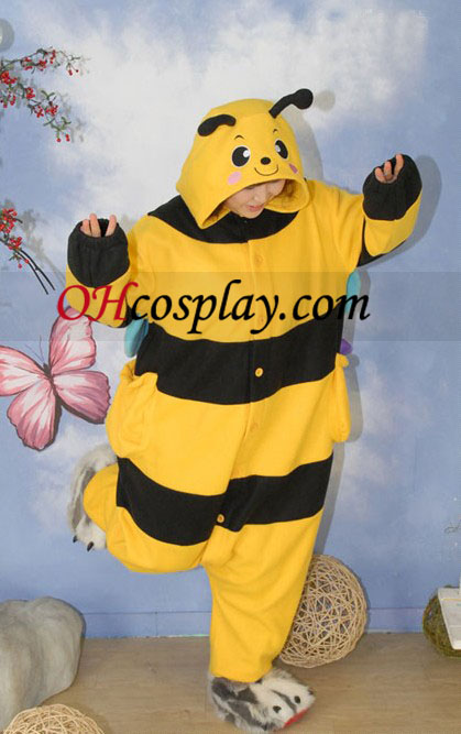 A abelha Kigurumi Traje Pijamas