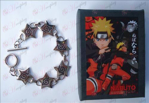 Naruto Konoha Pentagramm Armband (box)