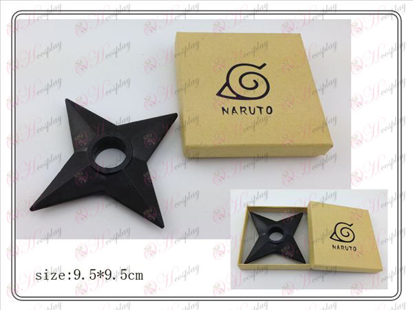 Naruto Shuriken classic boxed (black) plastic Naruto Halloween Accessories Online Store
