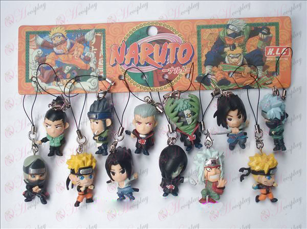 12 Naruto Doll Machine kötél (12 / set)