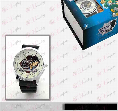 Detective Conan Accesorios logotipo líneas de relojes de colores