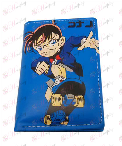 Conan fold leather wallet