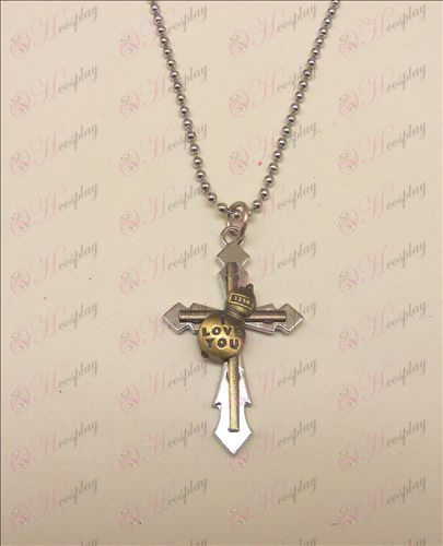 Naruto Kürbis Kreuz Halskette (box)