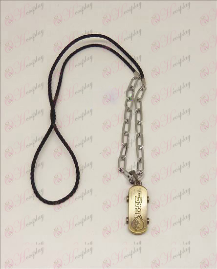 D Conan punk lange Halskette (bronze