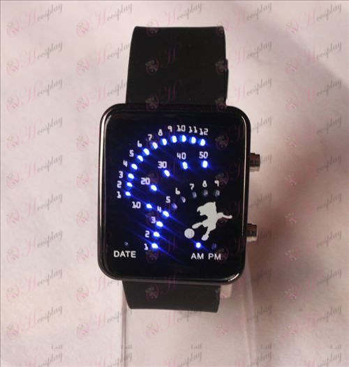 Conan 16 º aniversário do relógio em forma de leque LED