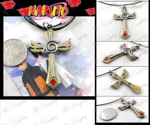Naruto Konoha nyaklánc bronz