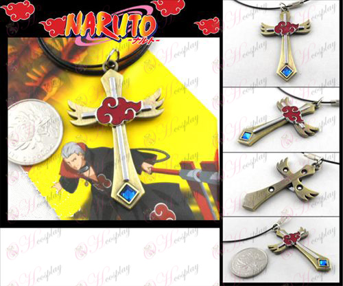 Naruto Red Cloud nyaklánc bronz
