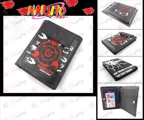 Naruto skriva runda ögon korta plånbok