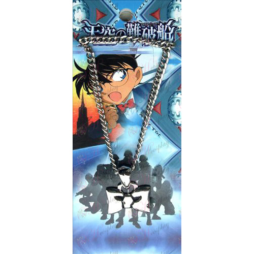 A bow tie necklace card installed Conan