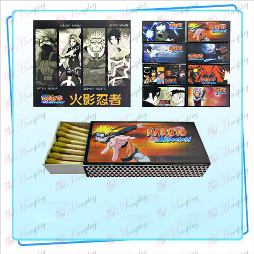 Packade Naruto matcher (liten låda innehållande 8)