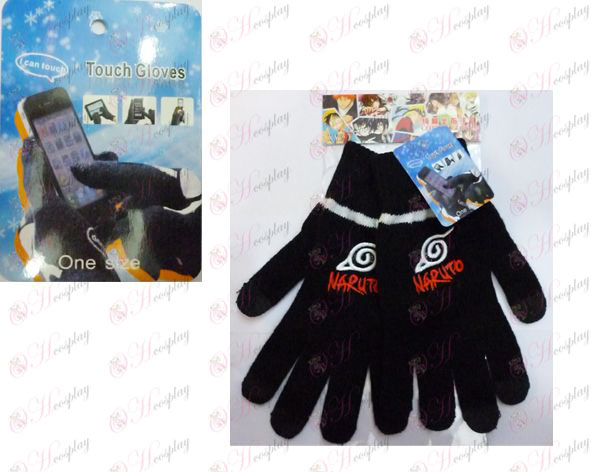 Touch Gloves Naruto konoha logo