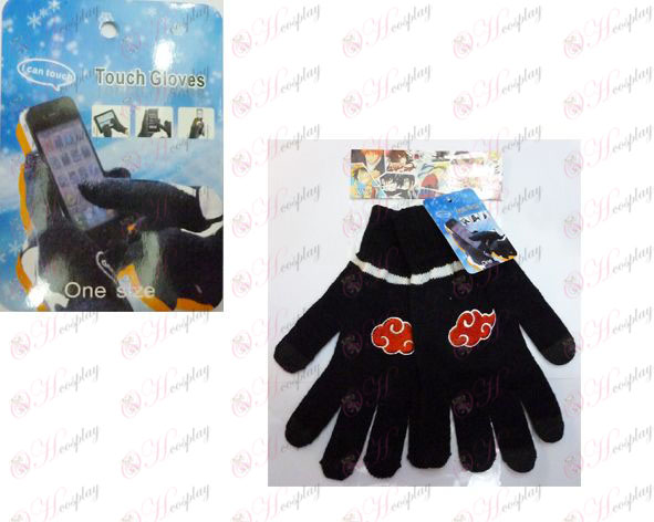 Red Cloud Touch logo Guantes Naruto