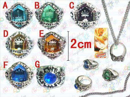 Reborn! Accessories gemstone rings necklaces (seven) months