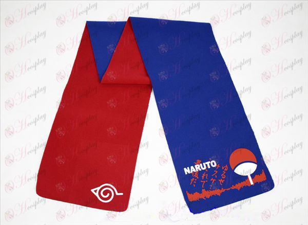 Naruto Sasuke-color dubbelzijdig sjaal