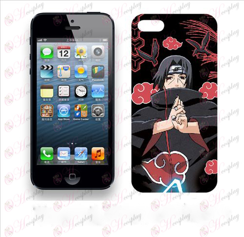 Apple iphone5 phone shell 006 (Naruto Red Cloud)