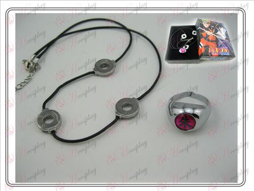 Uchiha Itachi halsband + ring (piece)