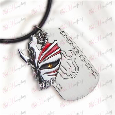 Bleach Accessories-breaking face double tag necklace