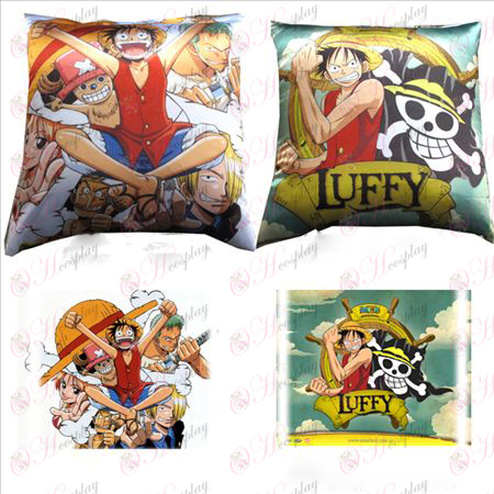 # 96 a todo color almohada cuadrada (Luffy)