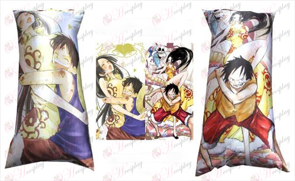 76 # full-color long pillow (One Piece Accessories Female Emperor and Luffy)