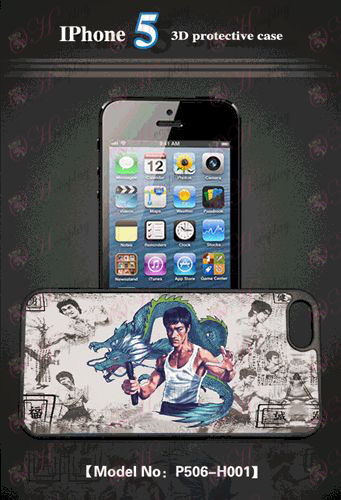 3D teléfono móvil shell Apple 5 - Bruce Lee