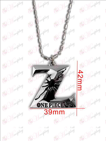 One Piece AccessoriesZ sign necklace