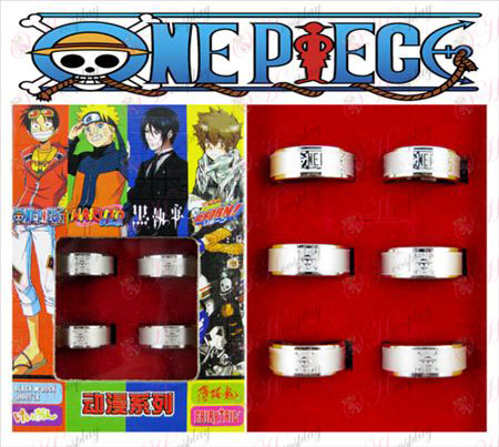 One Piece Accessories Chopper Frosted Ring (6 / set)
