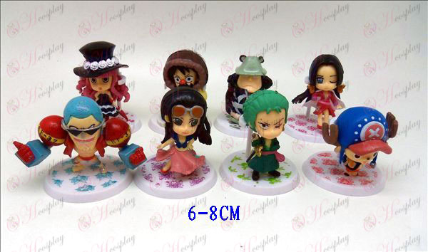 8 models One Piece Accessories Doll