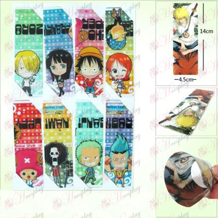 SQ009-One Piece Accessories anime big Bookmarks (5 version of the price)