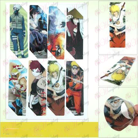 SQ017-Naruto anime big Bookmarks (5 version of the price)