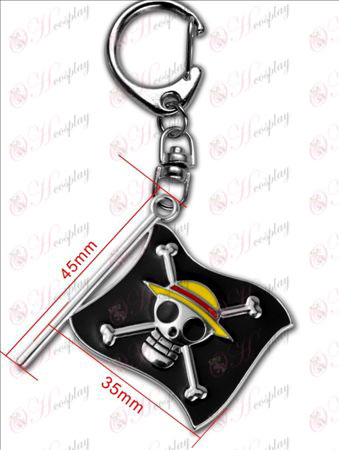 Un Accessoires-Luffy Piece Pirate Flag Porte-clés