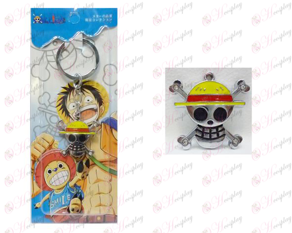 One Piece Accessories posterior fly two flags Keychain