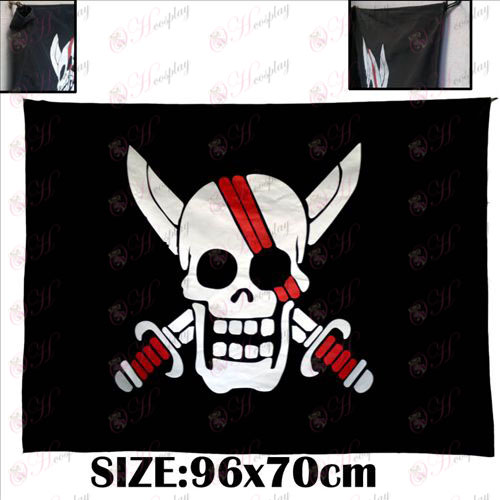 One Piece Accessories commemorative red hair pirates pirate flag