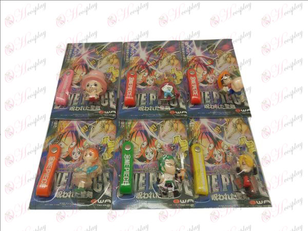 6 One Piece Accessori Bambola Macchina della corda (blister)