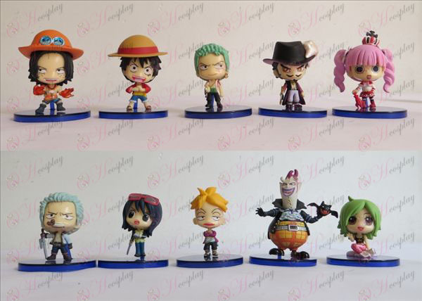 2nd generation 10 boxed doll Q version of One Piece Accessories