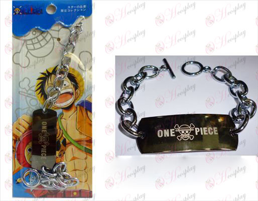 One Piece Accessoires Big O woord keten armband