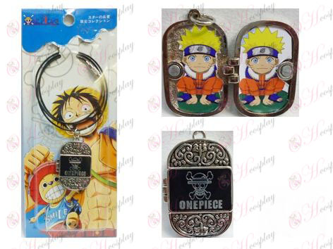 One Piece Accessoires Photo Frame-serie stalen ketting