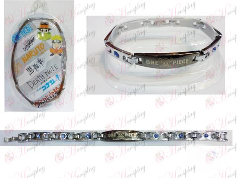 One Piece accessoires de bracelet de diamant en acier inoxydable