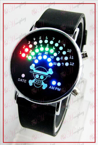 Colorido ventilador relojes coreanos LED - Uno piece los accesorios