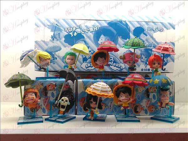 10 Umbrella One Piece acessórios da boneca