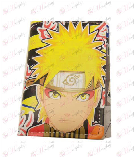 Naruto fold leather wallet