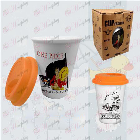 Kétszínű kerámia csészék (Luffy)