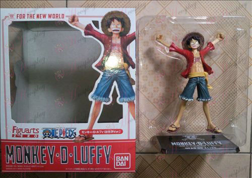 zero de Luffy -2 anos após os One Piece Acessórios Boxed 16 centímetros mão para fazer