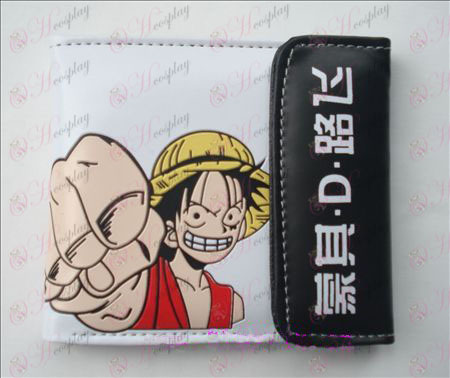One Piece Accessories Luffy held his fist snap wallet (Jane)