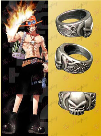 One Piece accessoires Exelon carte Ring drapeau installé