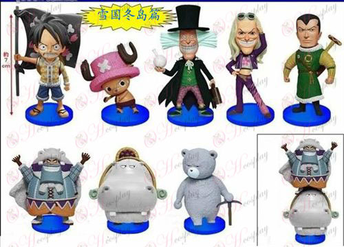 44 namens acht One Piece Accessoires doll cradle (Snow Land Island hoofdstuk Winter)