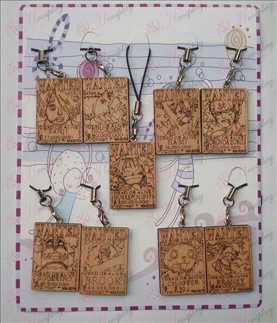 One Piece Accessories warrant Wood Carving Strap (9 / set)