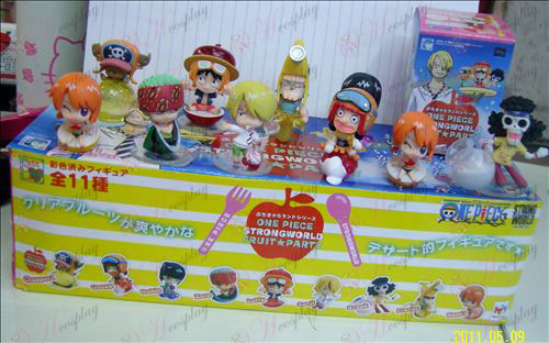 10 Frutta Partito One Piece Accessori Doll