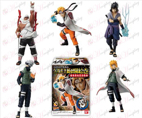 10 på uppdrag av fem modeller Naruto bas (15-17cm) Box (underbara Emaki artiklar)