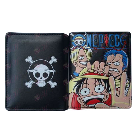 One Piece Acessórios carteira de couro 2