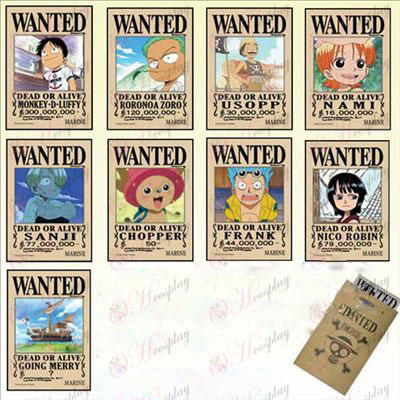 One Piece Accessoires Luffy 9 Kinderen warrants hadden